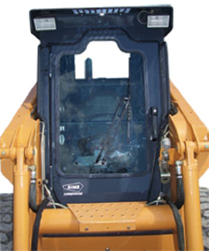 skid steer glass door|aftermarket skid steer cab kits.